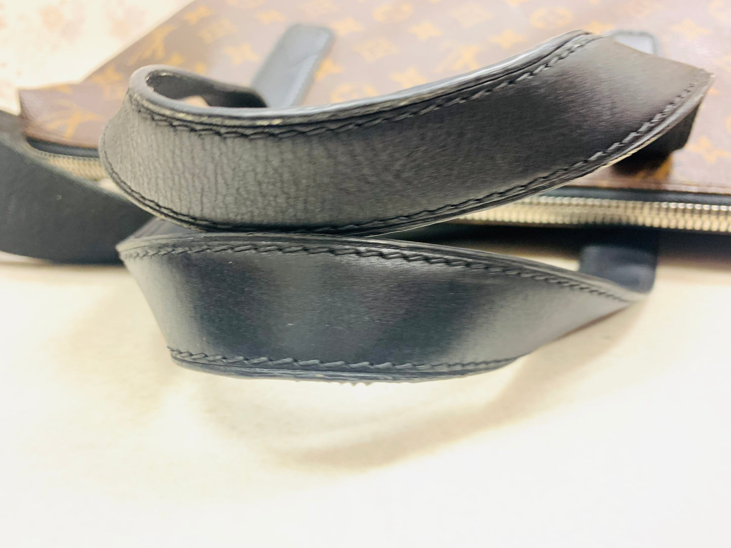 Louis Vuitton Monogram Macassar Porte-Documents Voyage PM (2WAY Business Bag)