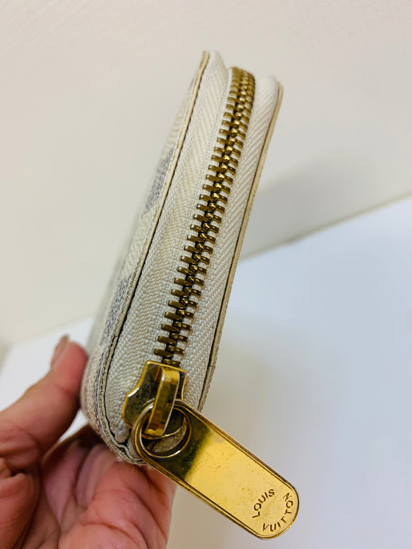 Louis Vuitton Zippy Compact Wallet Damier Azur