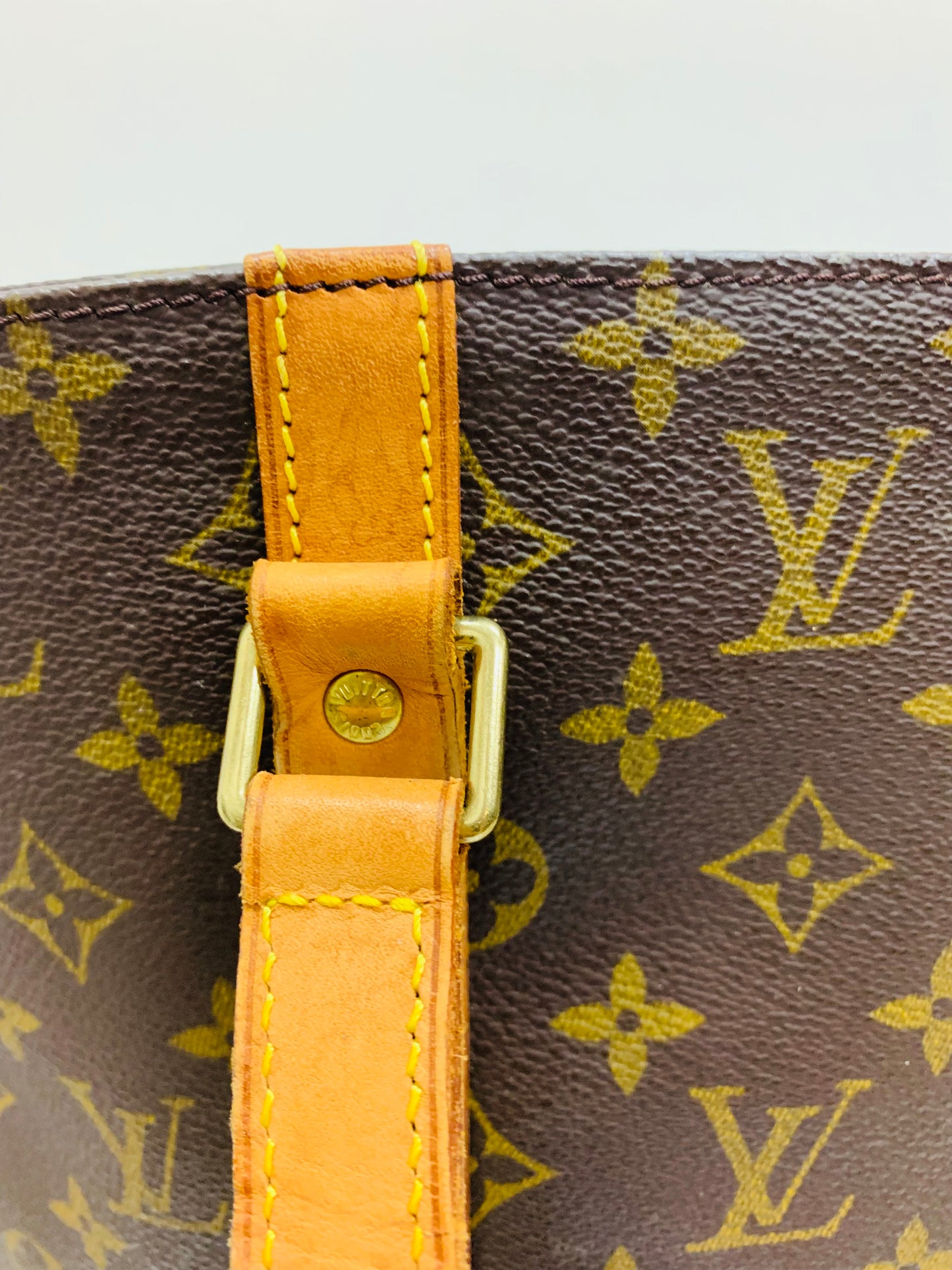 USED LOUIS VUITTON SAC SHOPPING TOTE BAG