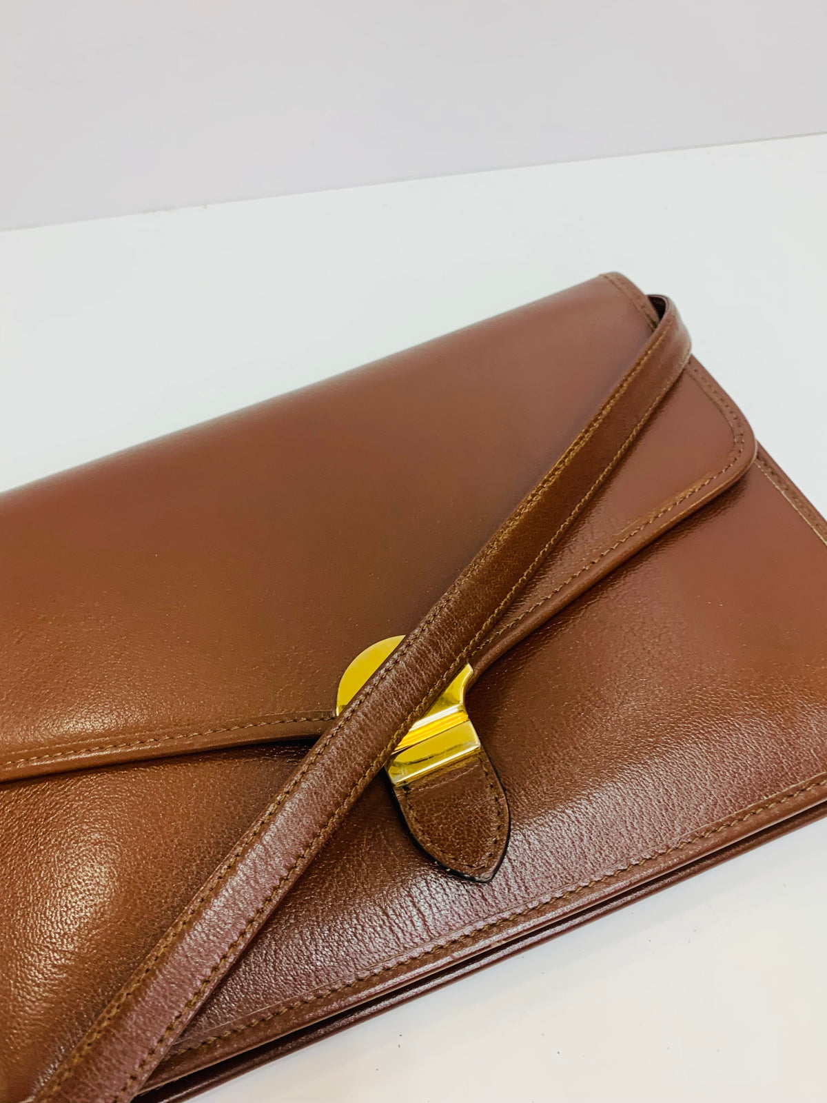 Vintage Christian Dior envelope flap shoulder bag