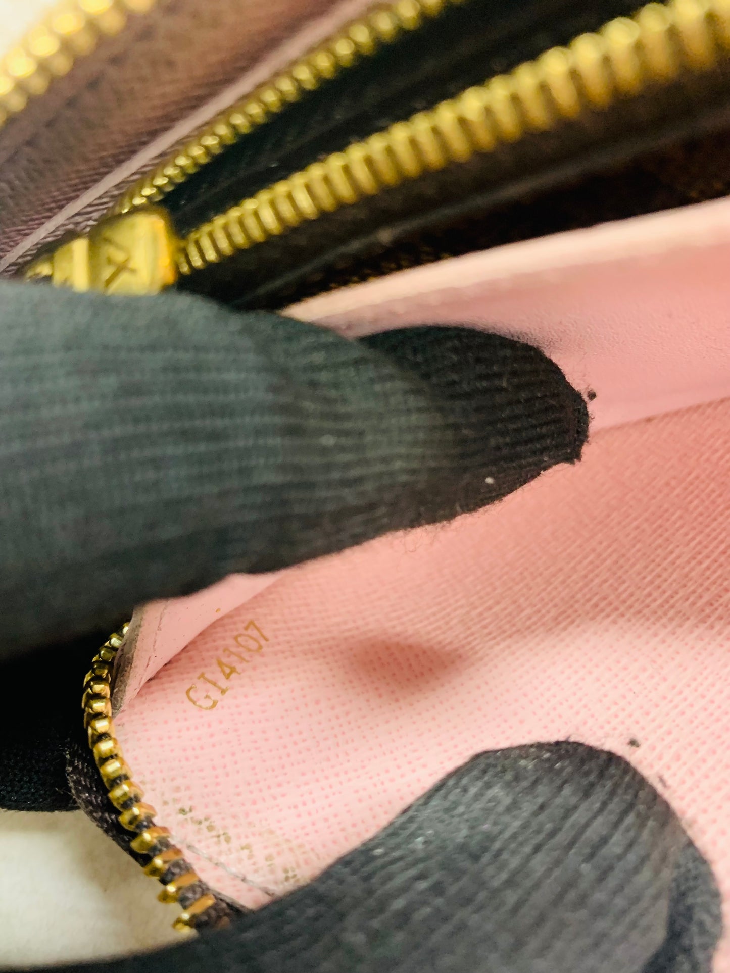 Louis Vuitton Damier Ebène Clémence Wallet