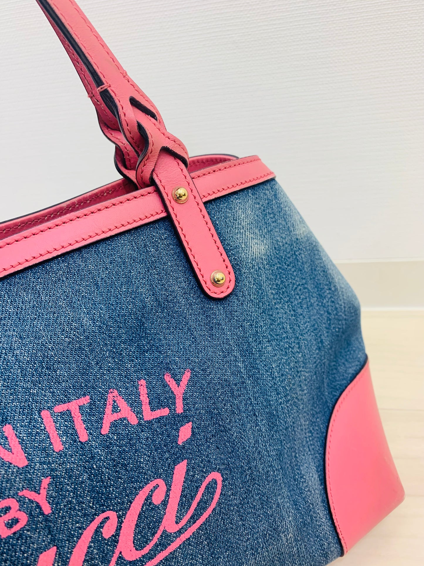 Gucci Denim Tote Bag