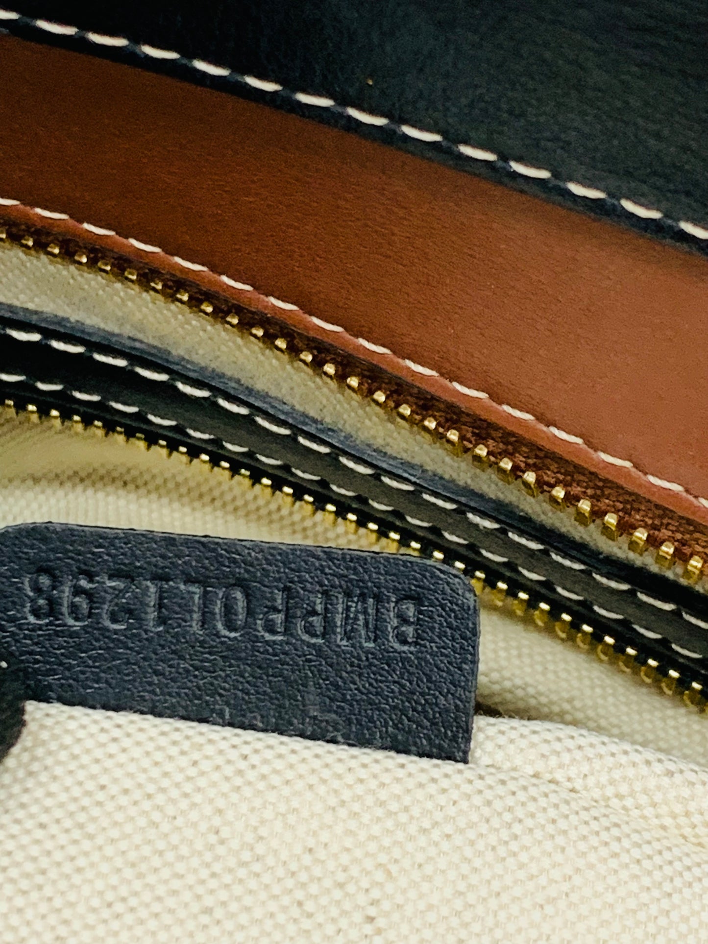 Burberry Canvas Horseferry Medium Pocket Tote Black