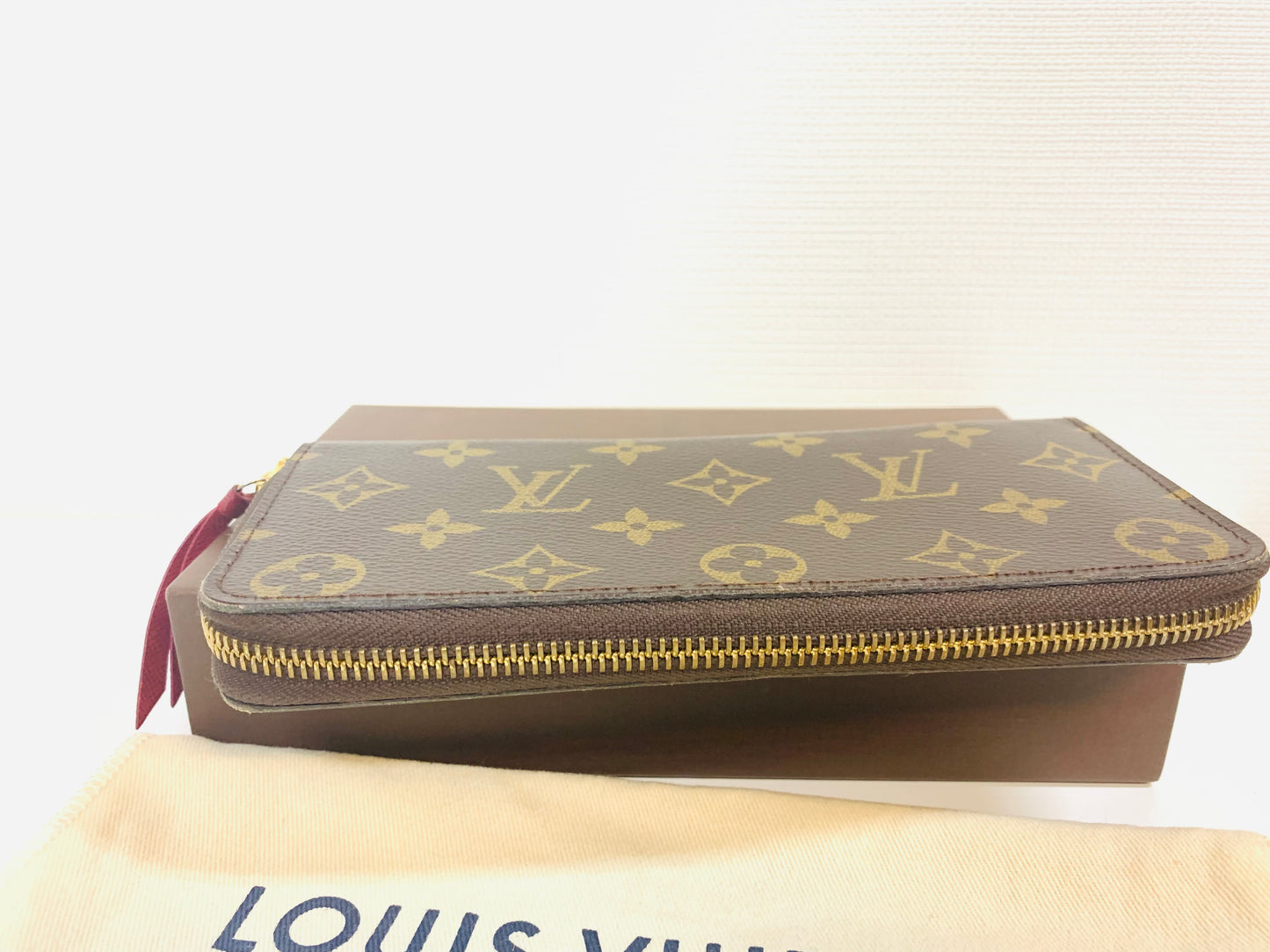 USED CLEMENCE WALLET FUCHSIA MONOGRAM