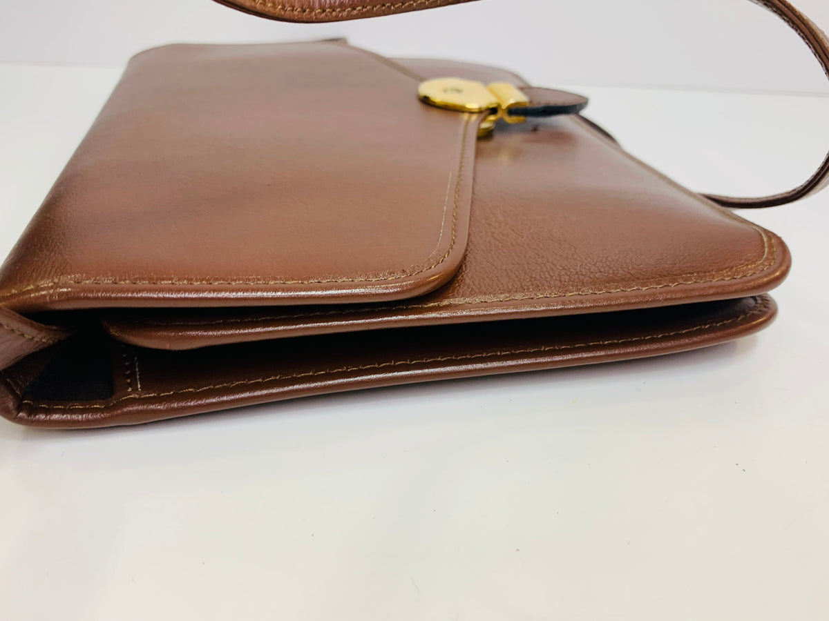 Vintage Christian Dior envelope flap shoulder bag