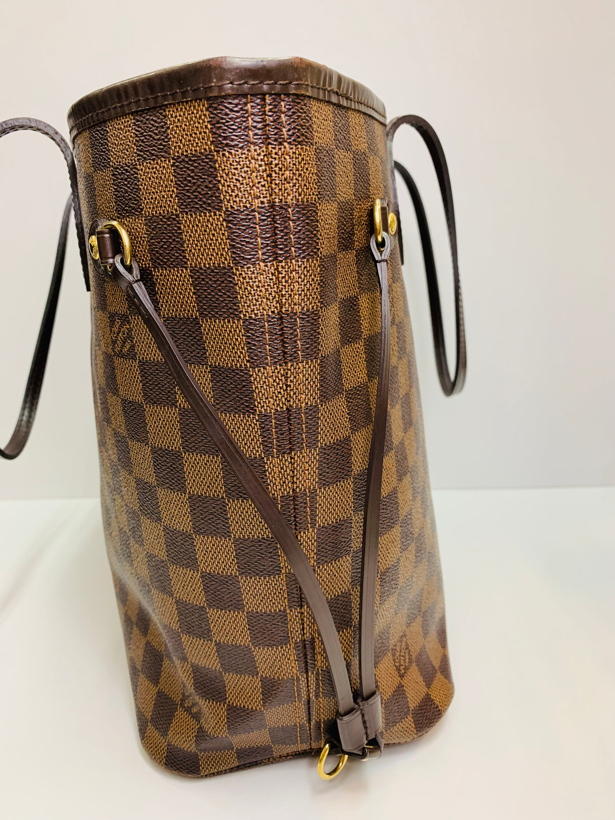LOUIS VUITTON Damier Ebene Neverful MM