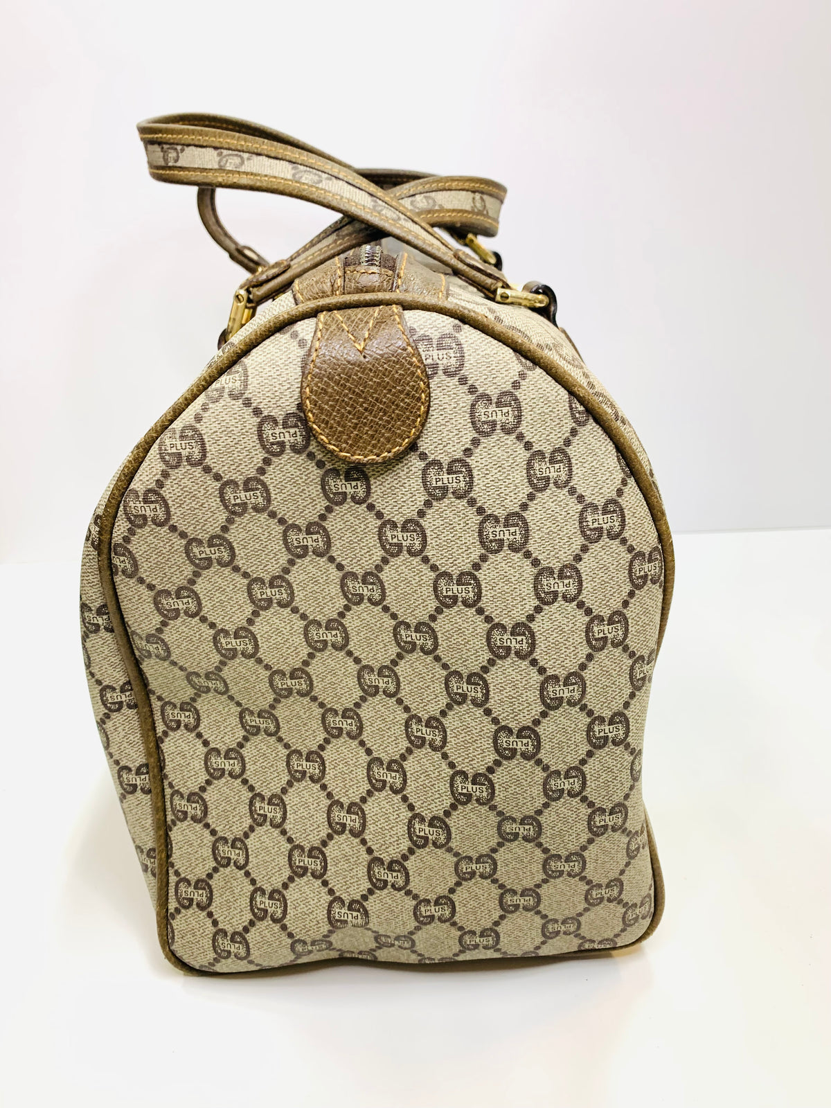 Vintage GUCCI GG Plus Boston Bag