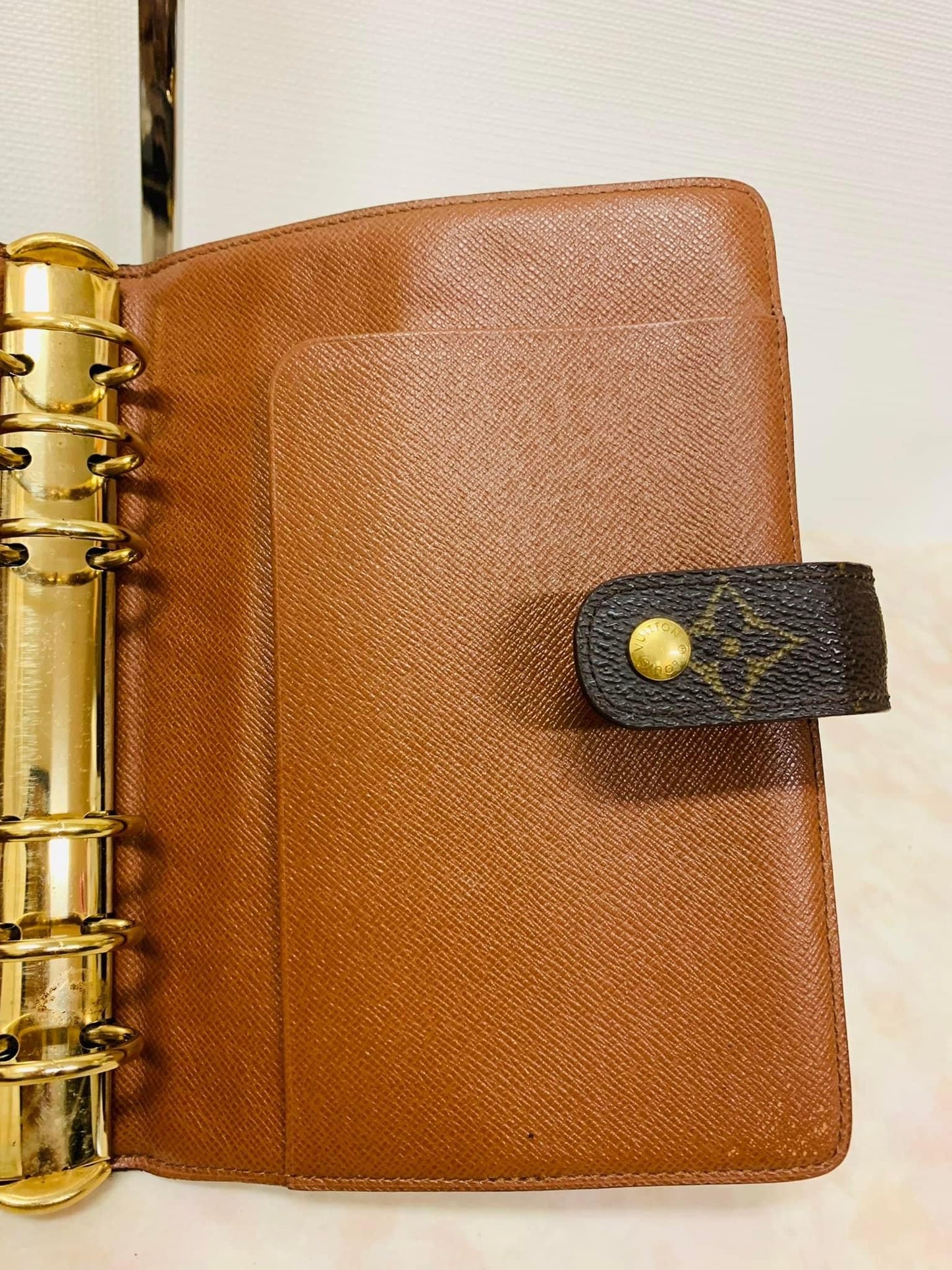 USED LOUIS VUITTON AGENDA MM MONOGRAM