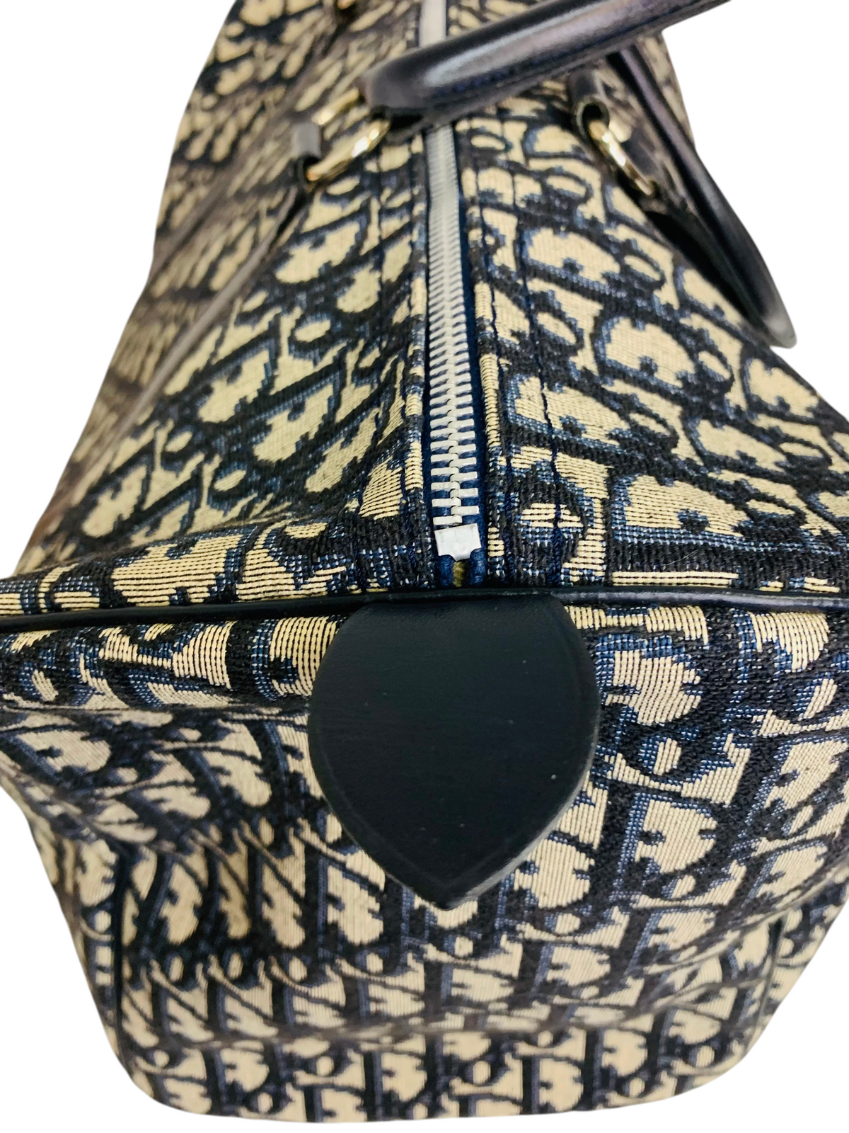 Christian Dior Vintage Trotter Oblique Boston Handbag