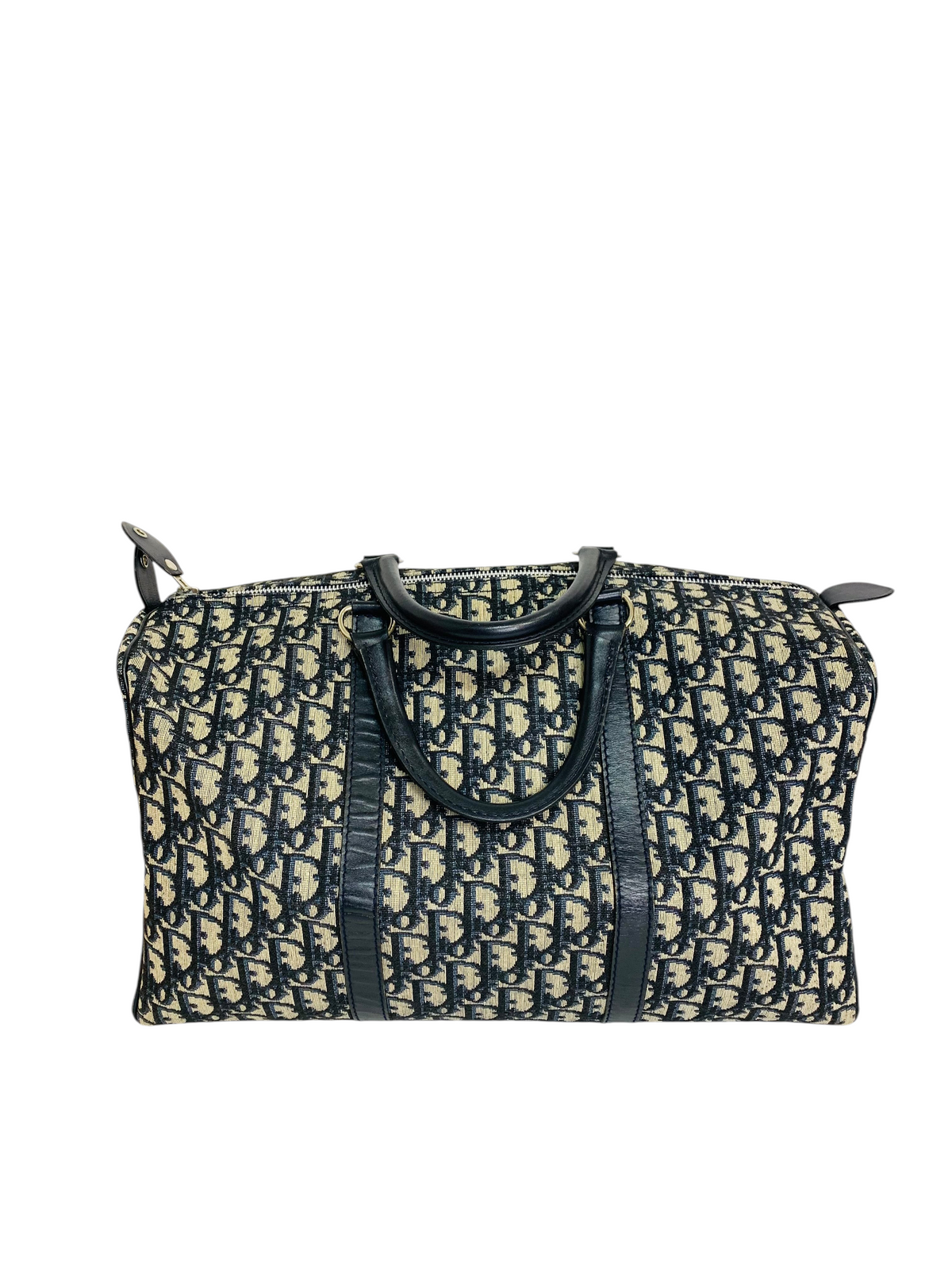 Christian Dior Vintage Trotter Oblique Boston Handbag
