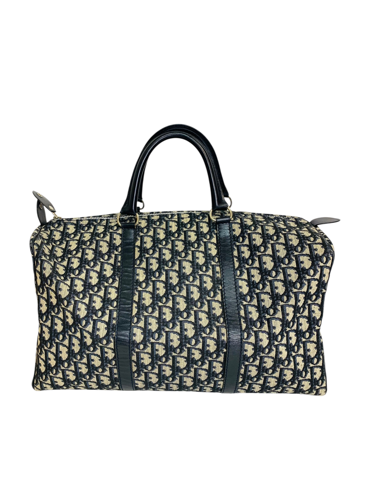 Christian Dior Vintage Trotter Oblique Boston Handbag