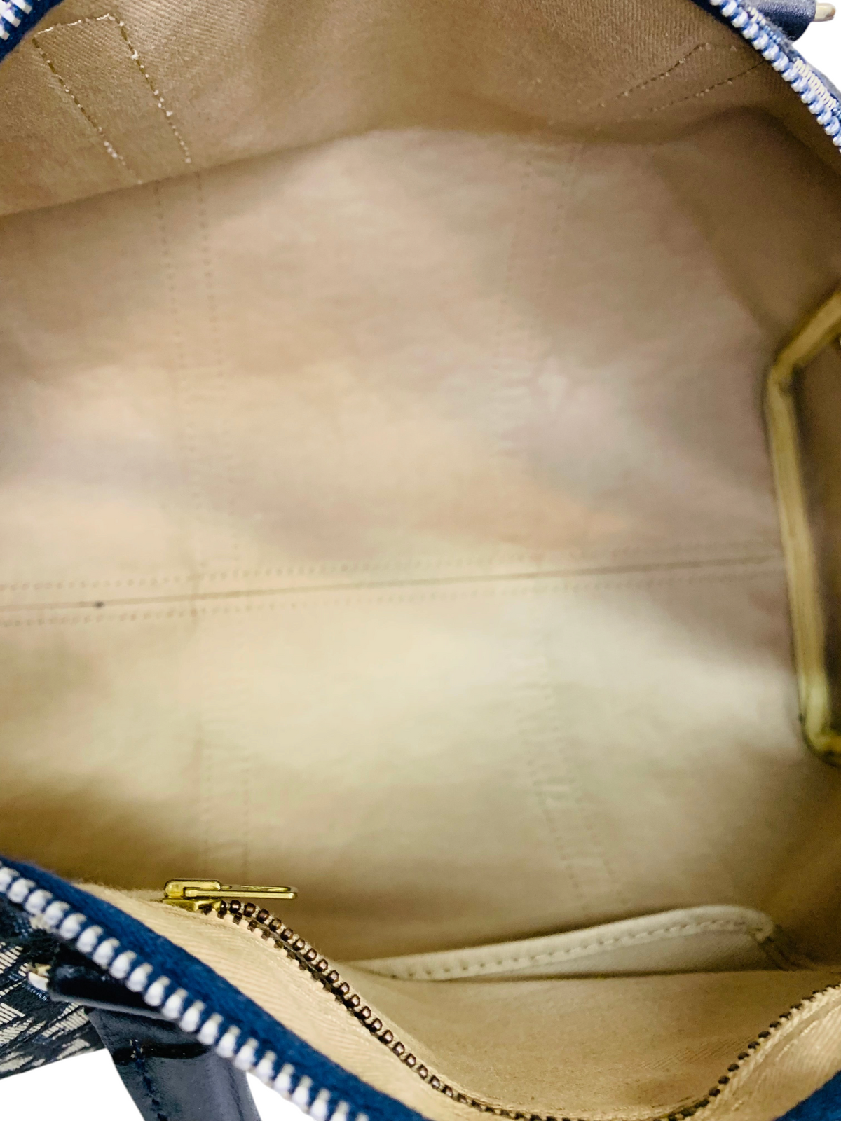 Christian Dior Vintage Trotter Oblique Boston Handbag